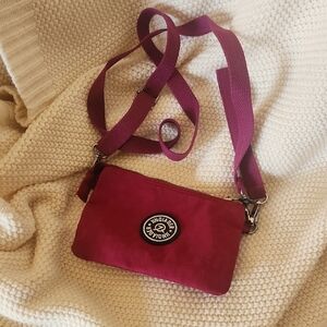Stylish Burgundy Crossbody Bag
